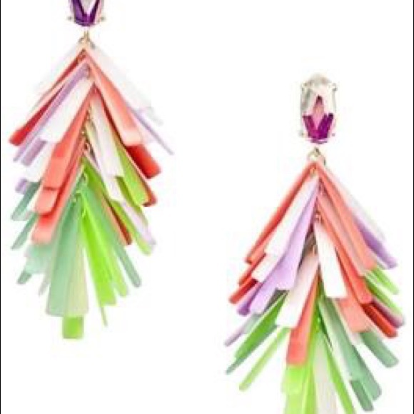 Kendra scott jasper fringe drop earrings - Picture 5 of 7